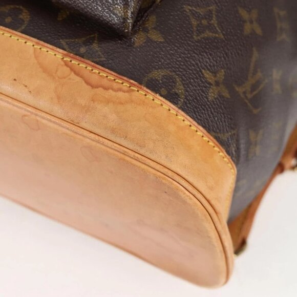 LOUIS VUITTON Monogram Montsouris GM Backpack M51135 LV Auth 138617 - Picture 4 of 16